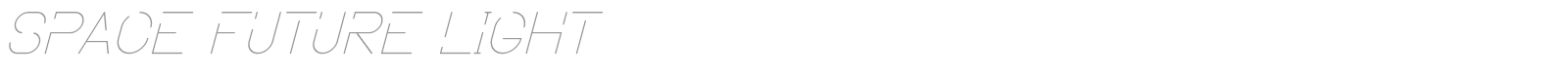 Space Future font preview